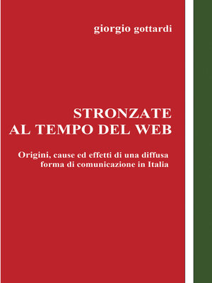 cover image of STRONZATE AL TEMPO DEL WEB